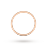 Goldsmiths 2mm Slight Court Standard  Wedding Ring In 18 Carat Rose Gold - Ring Size K