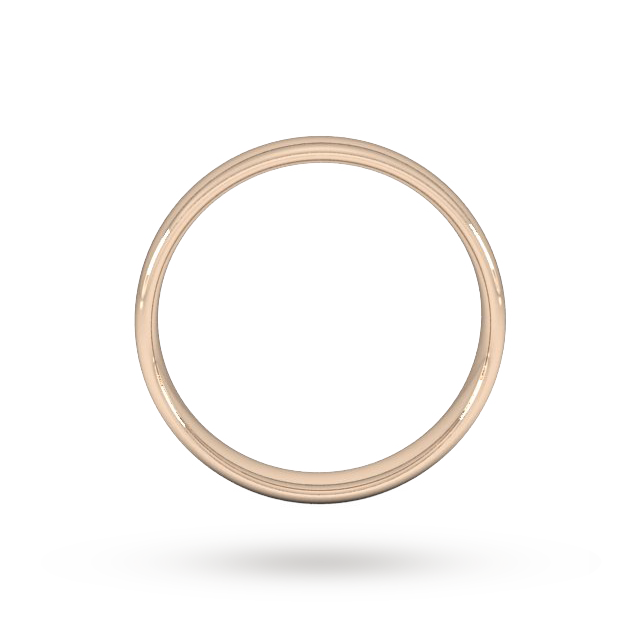 Goldsmiths 4mm Slight Court Standard Wedding Ring In 18 Carat Rose Gold - Ring Size Z Goldsmiths 4mm Slight Court Standard Wedding Ring In 18 Carat Rose Gold - Ring Size Z