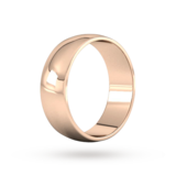 Goldsmiths 7mm D Shape Standard  Wedding Ring In 18 Carat Rose Gold