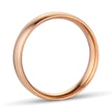 Goldsmiths 5mm Traditional Court Heavy Polished Finish With Grooves Wedding Ring In 9 Carat Rose Gold