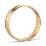 Goldsmiths 6mm Traditional Court Standard Grooved Polished Finish Wedding Ring In 9 Carat Yellow Gold