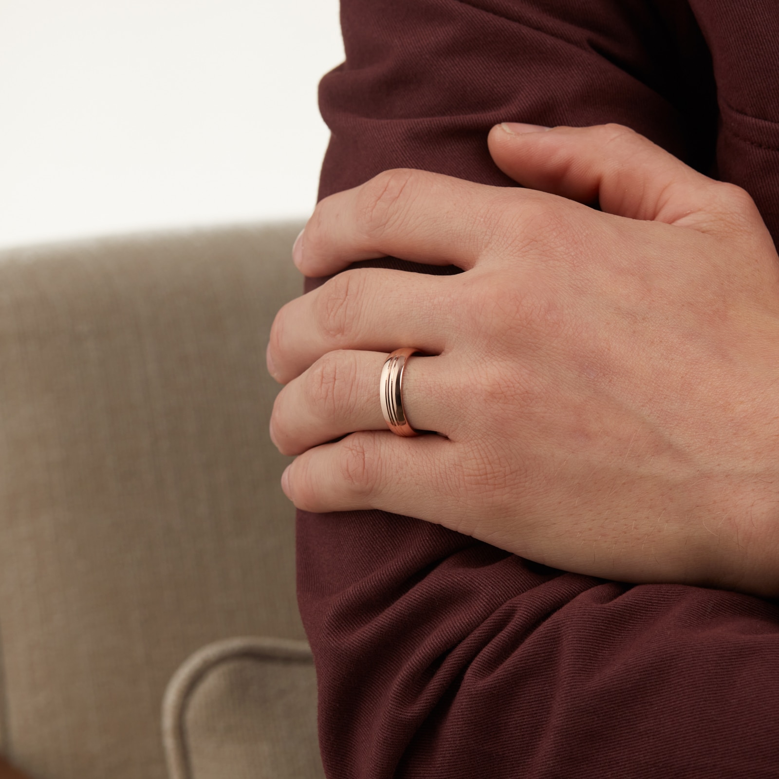 Goldsmiths 6mm D Shape Standard Grooved Polished Finish Wedding Ring In 9 Carat Rose Gold Goldsmiths 6mm D Shape Standard Grooved Polished Finish Wedding Ring In 9 Carat Rose Gold