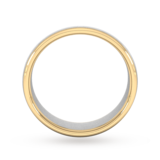 Goldsmiths 6mm Wedding Ring In 18 Carat White & Yellow Gold