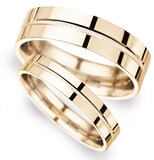 Goldsmiths 7mm D Shape Heavy Milgrain Centre Wedding Ring In 18 Carat Rose Gold - Ring Size Q