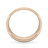 Goldsmiths 7mm D Shape Standard Matt Finished Wedding Ring In 18 Carat Rose Gold