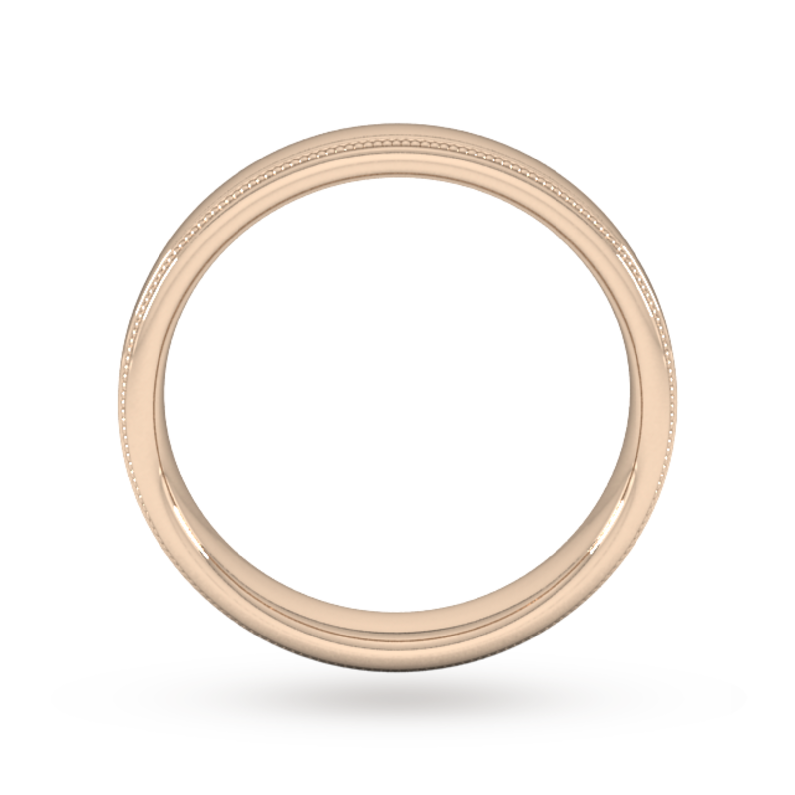 Goldsmiths 2.5mm Flat Court Heavy Milgrain Edge Wedding Ring In 18 Carat Yellow Gold - Ring Size Z Goldsmiths 2.5mm Flat Court Heavy Milgrain Edge Wedding Ring In 18 Carat Yellow Gold - Ring Size Z