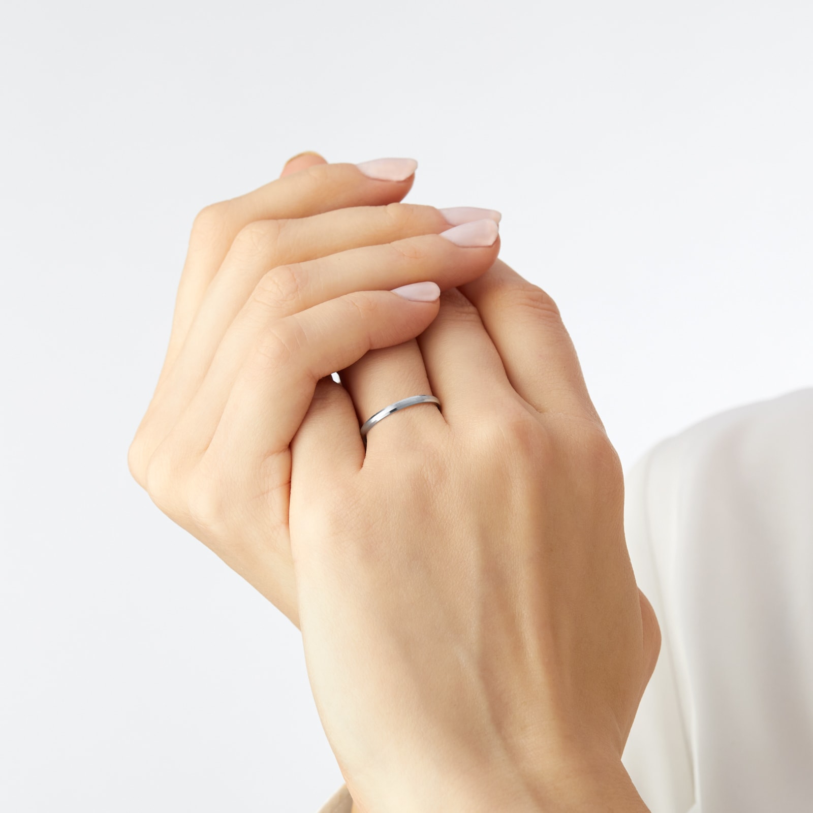 Goldsmiths 2mm Traditional Court Standard Polished Chamfered Edges With Matt Centre Wedding Ring In Platinum