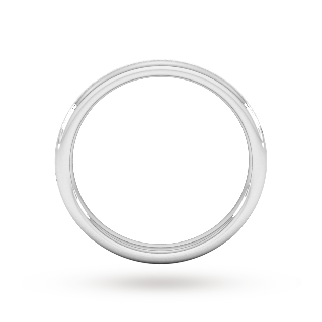 Goldsmiths 2.5mm Slight Court Extra Heavy Matt Centre With Grooves Wedding Ring In Platinum - Ring Size Q Goldsmiths 2.5mm Slight Court Extra Heavy Matt Centre With Grooves Wedding Ring In Platinum - Ring Size Q