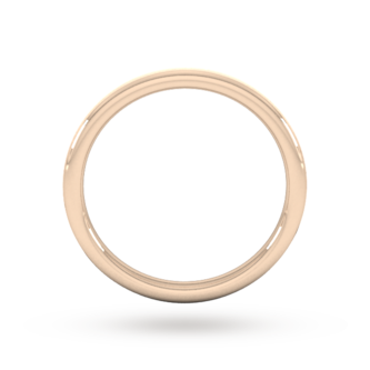 Goldsmiths 2mm Slight Court Heavy Matt Finished Wedding Ring In 18 Carat Rose Gold