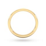 Goldsmiths 2.5mm D Shape Heavy Matt Finished Wedding Ring In 9 Carat Yellow Gold