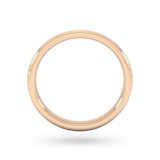 Goldsmiths 2.5mm D Shape Standard Matt Finished Wedding Ring In 9 Carat Rose Gold