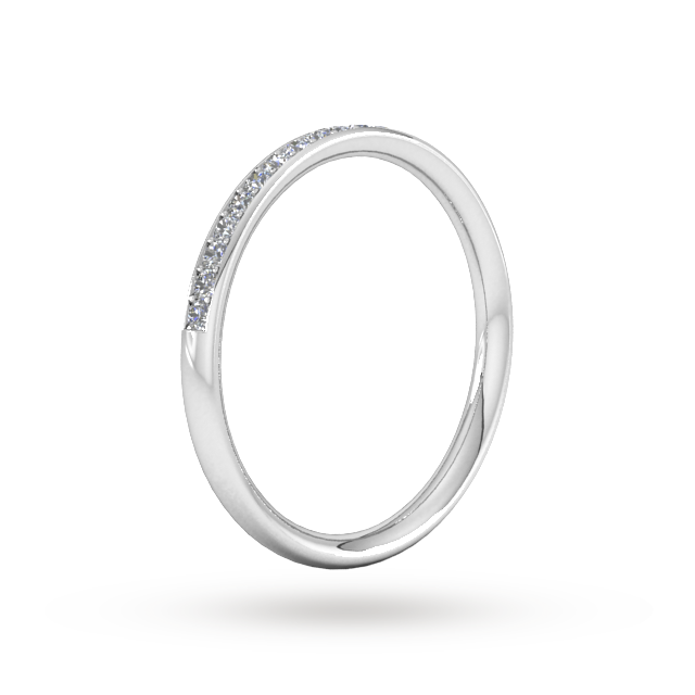Goldsmiths 0.18 Carat Total Weight Brilliant Cut Grain Set Diamond Wedding Ring In 9 Carat White Gold Goldsmiths 0.18 Carat Total Weight Brilliant Cut Grain Set Diamond Wedding Ring In 9 Carat White Gold