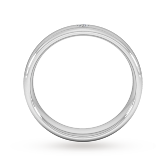 Goldsmiths 5mm Brilliant Cut Diamond Set Wedding Ring In 18 Carat White Gold Goldsmiths 5mm Brilliant Cut Diamond Set Wedding Ring In 18 Carat White Gold