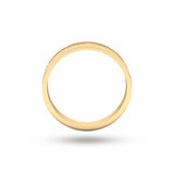 Goldsmiths 2.5mm Hand Engraved Wedding Ring In 18 Carat Yellow Gold - Ring Size K