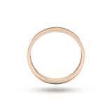 Goldsmiths 2.5mm Hand Engraved Wedding Ring In 9 Carat Rose Gold - Ring Size L