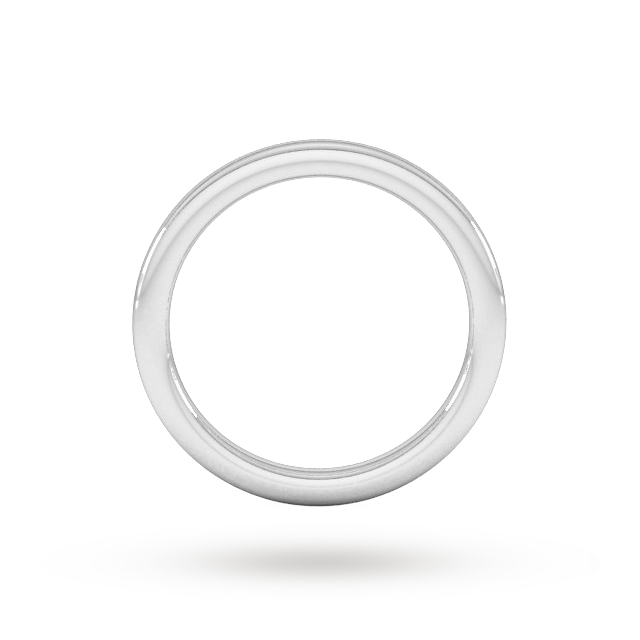 Goldsmiths 2mm Slight Court Extra Heavy Wedding Ring In 9 Carat White Gold - Ring Size G Goldsmiths 2mm Slight Court Extra Heavy Wedding Ring In 9 Carat White Gold - Ring Size G