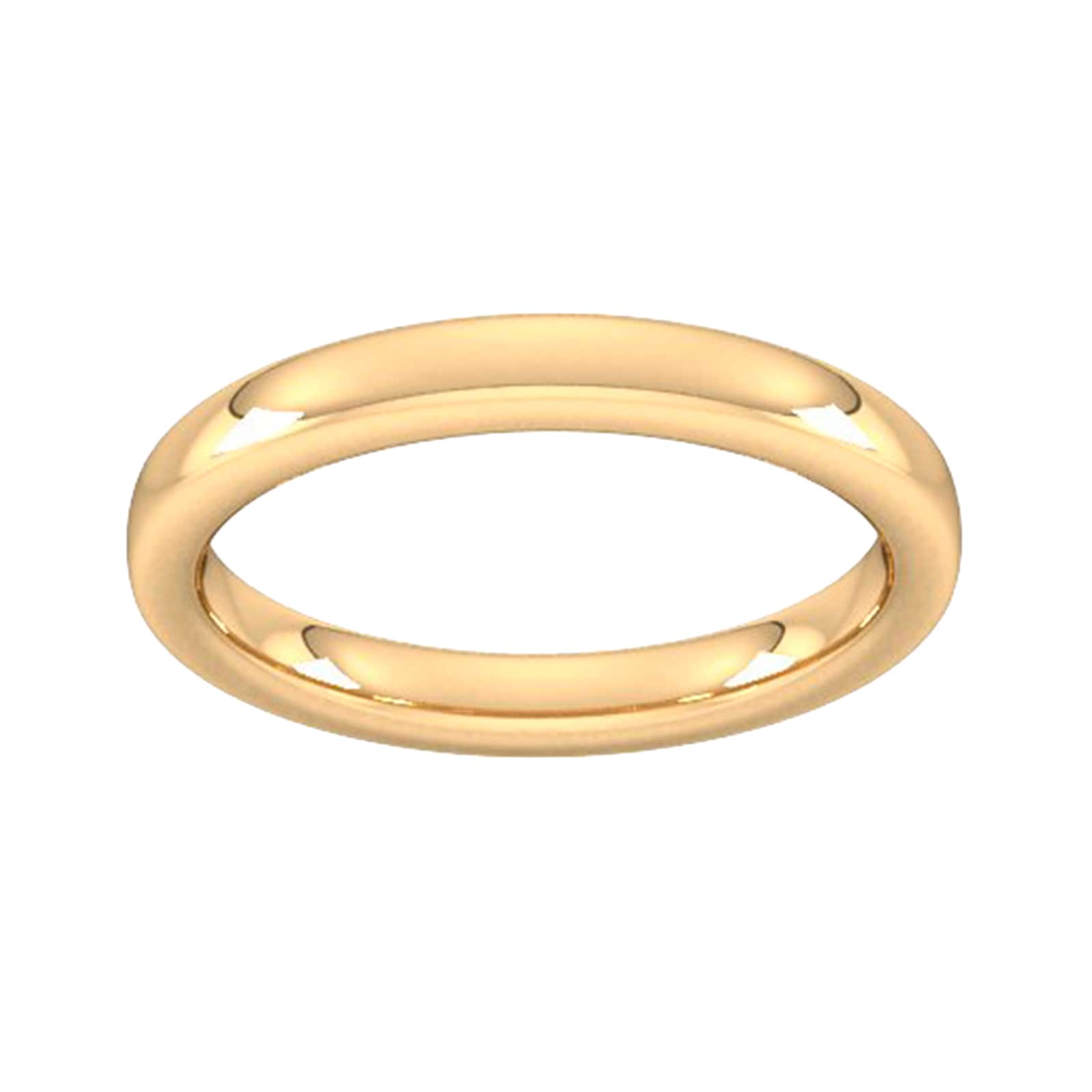 Goldsmiths 3mm Slight Court Extra Heavy Wedding Ring In 9 Carat Yellow Gold - Ring Size P Goldsmiths 3mm Slight Court Extra Heavy Wedding Ring In 9 Carat Yellow Gold - Ring Size P