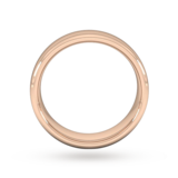 Goldsmiths 7mm Slight Court Extra Heavy Wedding Ring In 18 Carat Rose Gold