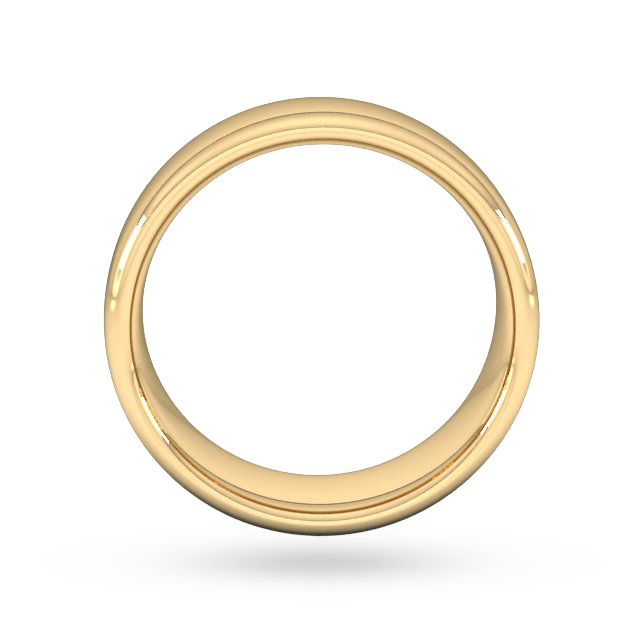 Goldsmiths 8mm Slight Court Extra Heavy Wedding Ring In 9 Carat Yellow Gold Goldsmiths 8mm Slight Court Extra Heavy Wedding Ring In 9 Carat Yellow Gold