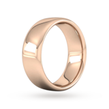 Goldsmiths 8mm Slight Court Extra Heavy Wedding Ring In 9 Carat Rose Gold - Ring Size Q