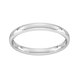 08305991 - 2.5mm Slight Court Standard Wedding Ring In Sterling Silver