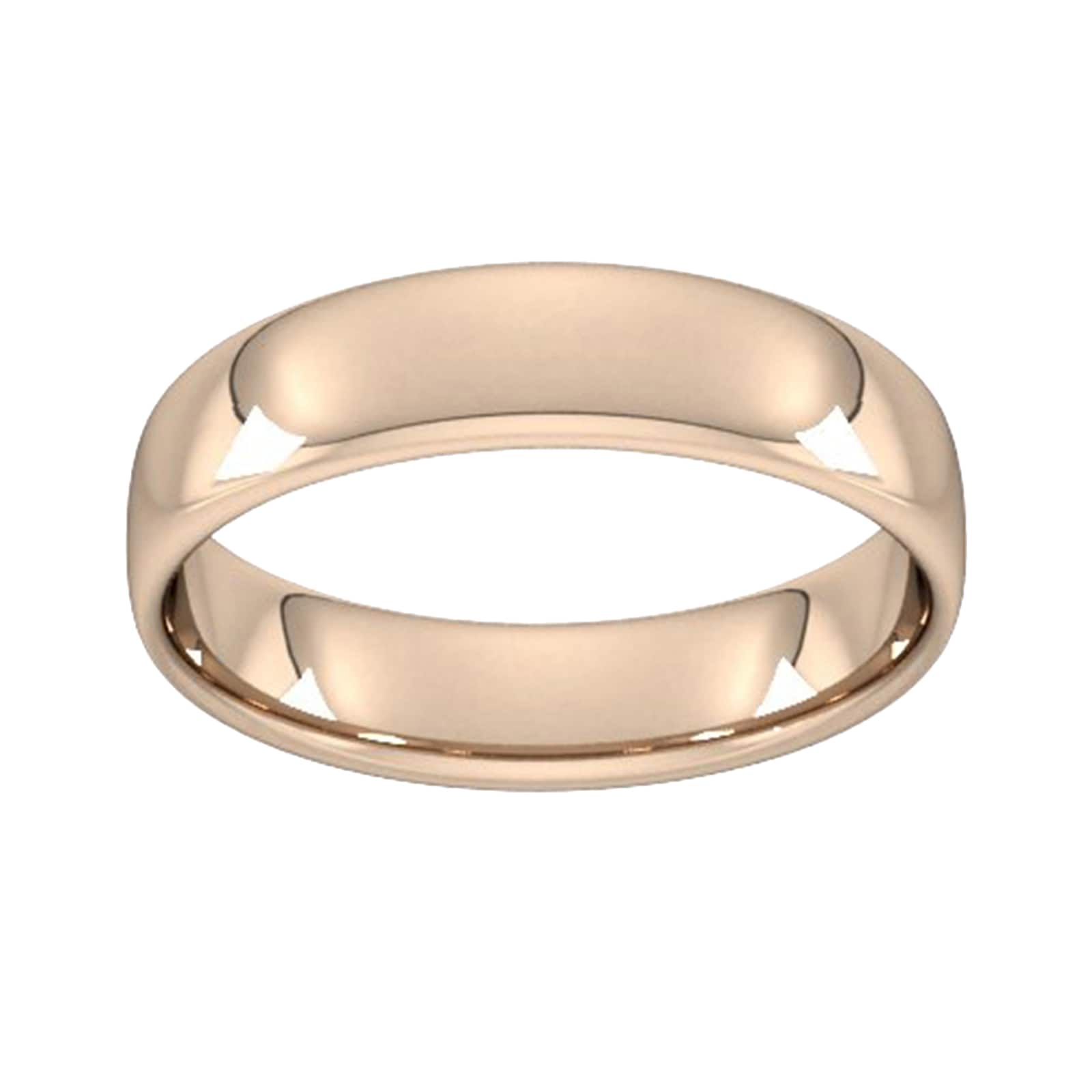 Goldsmiths 5mm Slight Court Standard Wedding Ring In 9 Carat Rose Gold Goldsmiths 5mm Slight Court Standard Wedding Ring In 9 Carat Rose Gold