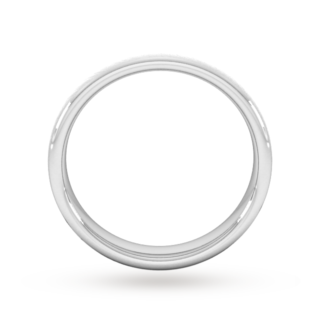 Goldsmiths 4mm Slight Court Heavy Diagonal Matt Finish Wedding Ring In 9 Carat White Gold Goldsmiths 4mm Slight Court Heavy Diagonal Matt Finish Wedding Ring In 9 Carat White Gold