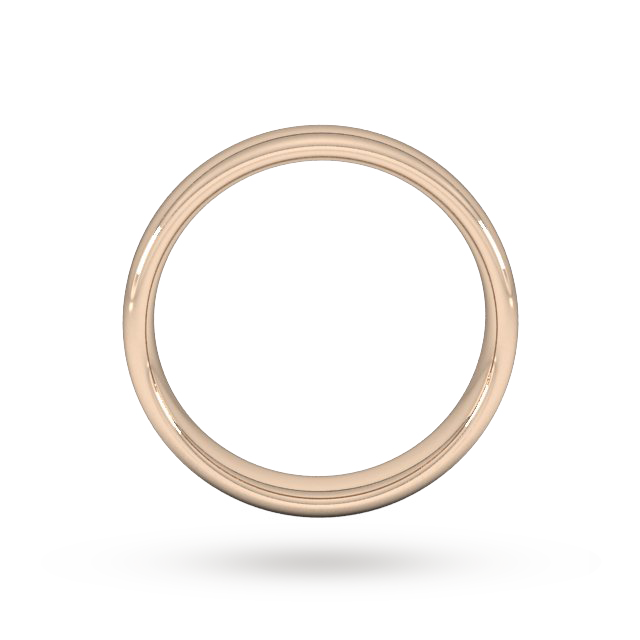 Goldsmiths 5mm Slight Court Heavy Wedding Ring In 9 Carat Rose Gold Goldsmiths 5mm Slight Court Heavy Wedding Ring In 9 Carat Rose Gold