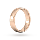 Goldsmiths 6mm Slight Court Heavy Wedding Ring In 18 Carat Rose Gold