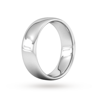 Best Luxury 
7mm Slight Court Heavy Wedding Ring In 950 Palladium