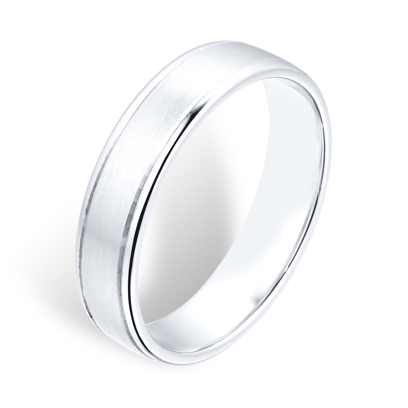5mm Men's Ring Half Gold & Half Platinum | London Victorian Ring Co – The  London Victorian Ring Co