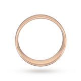 Goldsmiths 8mm Slight Court Standard Wedding Ring In 9 Carat Rose Gold