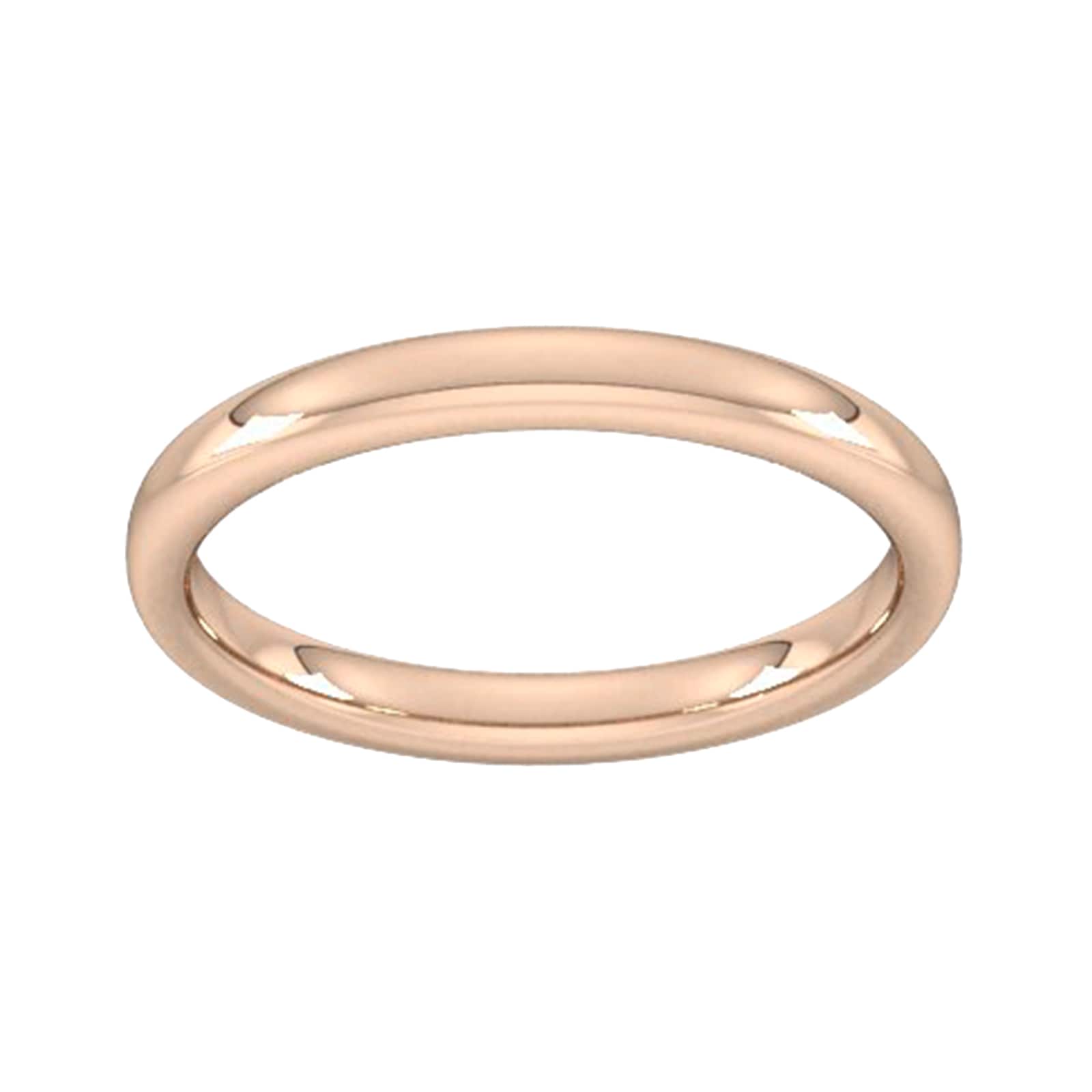 Goldsmiths 2.5mm Slight Court Heavy Wedding Ring In 9 Carat Rose Gold Goldsmiths 2.5mm Slight Court Heavy Wedding Ring In 9 Carat Rose Gold