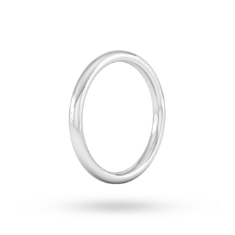 Best Luxury 
2mm Slight Court Heavy Wedding Ring In 950 Palladium