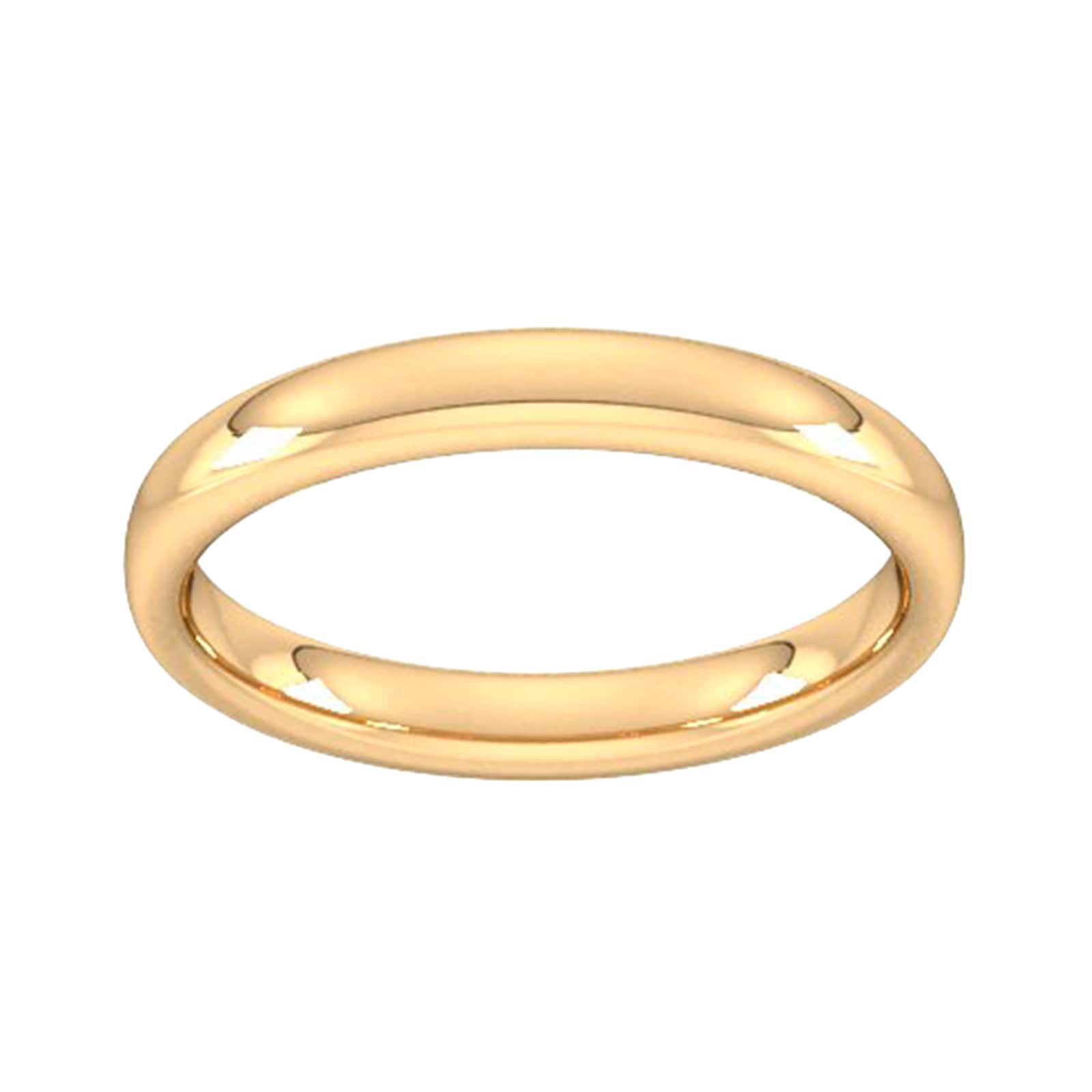 Goldsmiths 3mm Slight Court Heavy Wedding Ring In 9 Carat Yellow Gold Goldsmiths 3mm Slight Court Heavy Wedding Ring In 9 Carat Yellow Gold