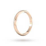 Goldsmiths 2.5mm D Shape Standard Wedding Ring In 9 Carat Rose Gold