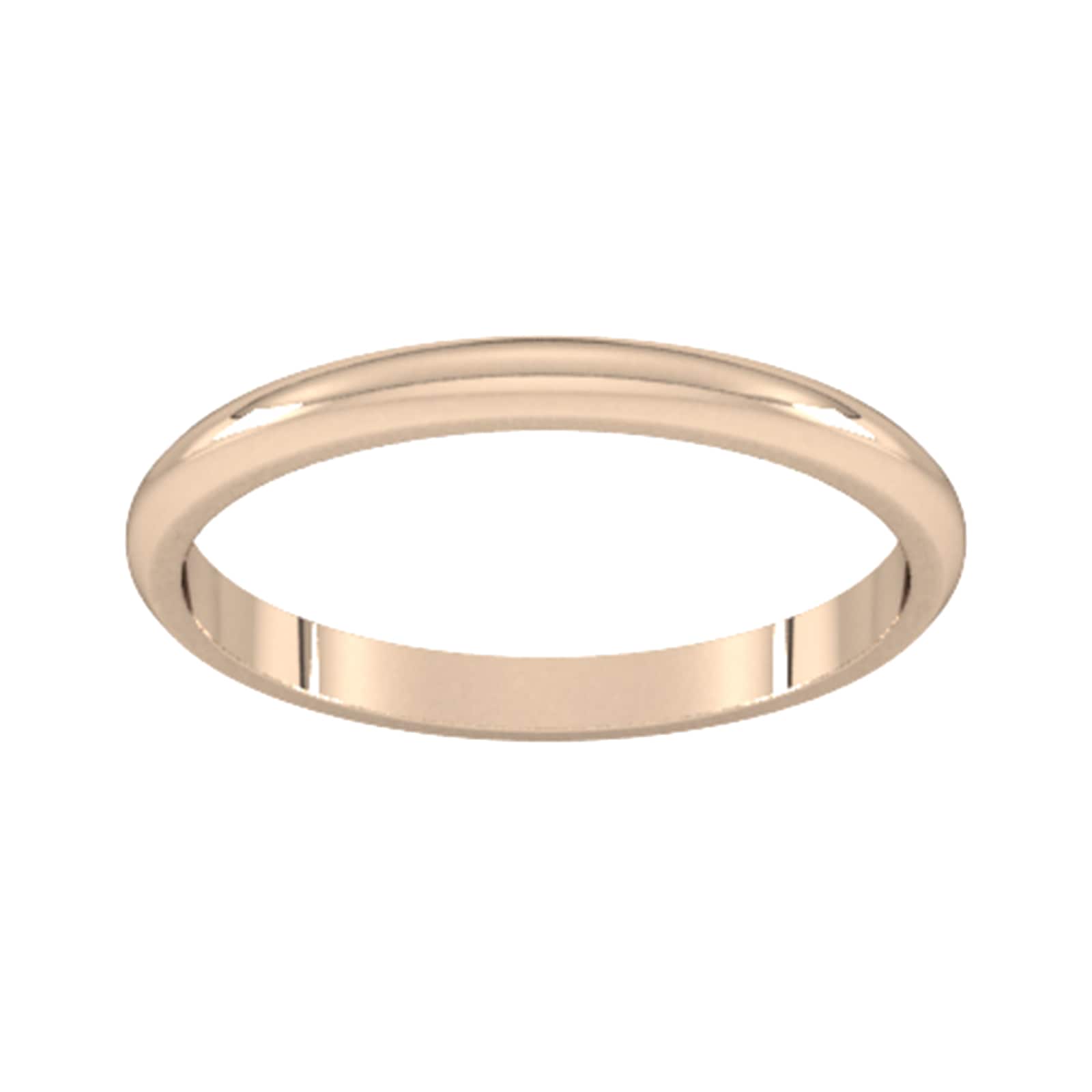 Goldsmiths 2mm D Shape Standard Wedding Ring In 9 Carat Rose Gold Goldsmiths 2mm D Shape Standard Wedding Ring In 9 Carat Rose Gold
