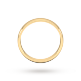 Goldsmiths 3mm D Shape Standard Wedding Ring In 18 Carat Yellow Gold
