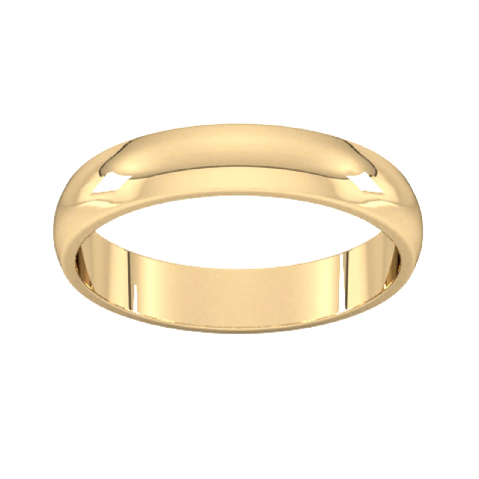 Goldsmiths 4mm D Shape Standard Wedding Ring In 9 Carat Yellow Gold - Ring Size Z Goldsmiths 4mm D Shape Standard Wedding Ring In 9 Carat Yellow Gold - Ring Size Z