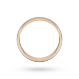 Goldsmiths 4mm D Shape Standard Wedding Ring In 9 Carat Rose Gold