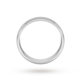 Goldsmiths 5mm D Shape Standard Wedding Ring In Platinum - Ring Size R