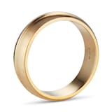 Goldsmiths 5mm D Shape Standard Grooved Polished Finish Wedding Ring In 9 Carat Yellow Gold