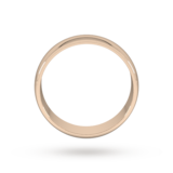 Goldsmiths 6mm D Shape Standard Wedding Ring In 18 Carat Rose Gold - Ring Size L