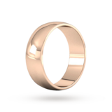 Goldsmiths 7mm D Shape Standard Wedding Ring In 9 Carat Rose Gold