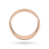 Goldsmiths 8mm D Shape Standard Wedding Ring In 9 Carat Rose Gold