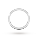Goldsmiths 2.5mm D Shape Heavy Wedding Ring In 9 Carat White Gold
