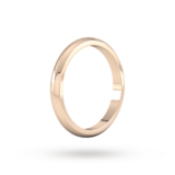 Goldsmiths 2.5mm D Shape Heavy Wedding Ring In 9 Carat Rose Gold - Ring Size Z