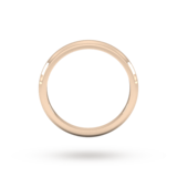 Goldsmiths 2mm D Shape Heavy Wedding Ring In 18 Carat Rose Gold - Ring Size Z