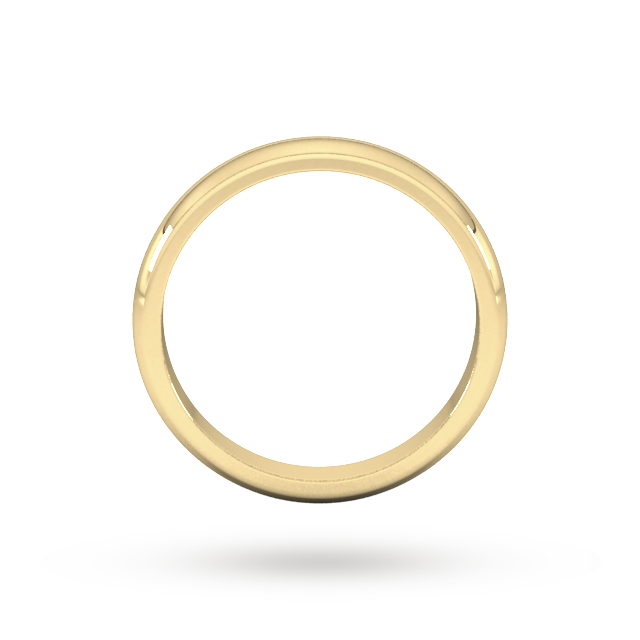 Goldsmiths 3mm D Shape Heavy Wedding Ring In 9 Carat Yellow Gold - Ring Size N Goldsmiths 3mm D Shape Heavy Wedding Ring In 9 Carat Yellow Gold - Ring Size N