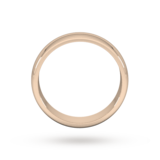 Goldsmiths 5mm D Shape Heavy Wedding Ring In 9 Carat Rose Gold